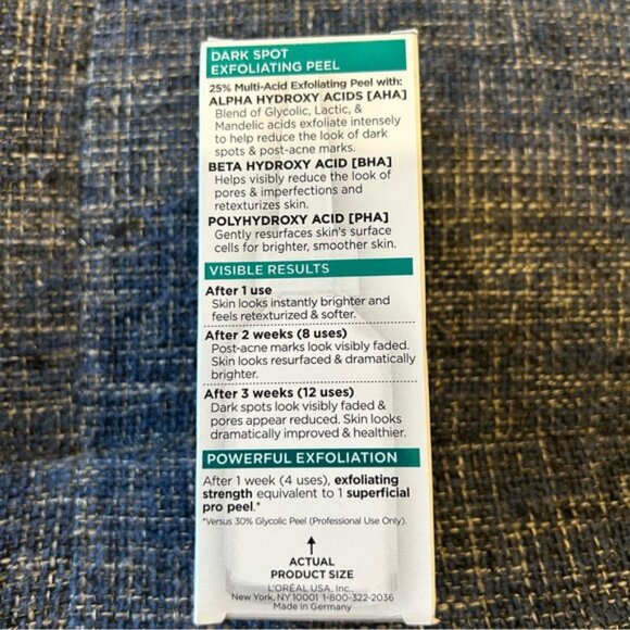 L’Oreal Paris Bright Reveal DARK SPOT EXFOLIANT PEEL - Picture 4 of 5